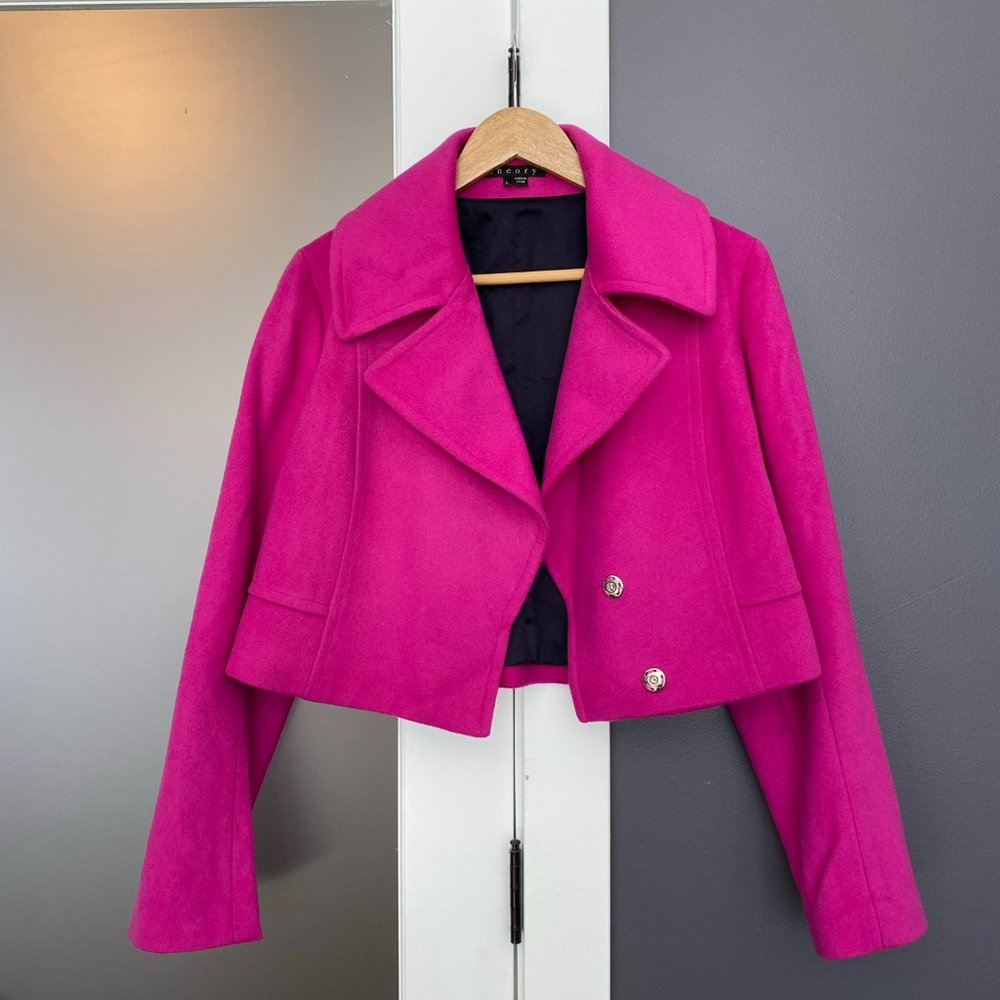 Cropped Pink Theory Jacket